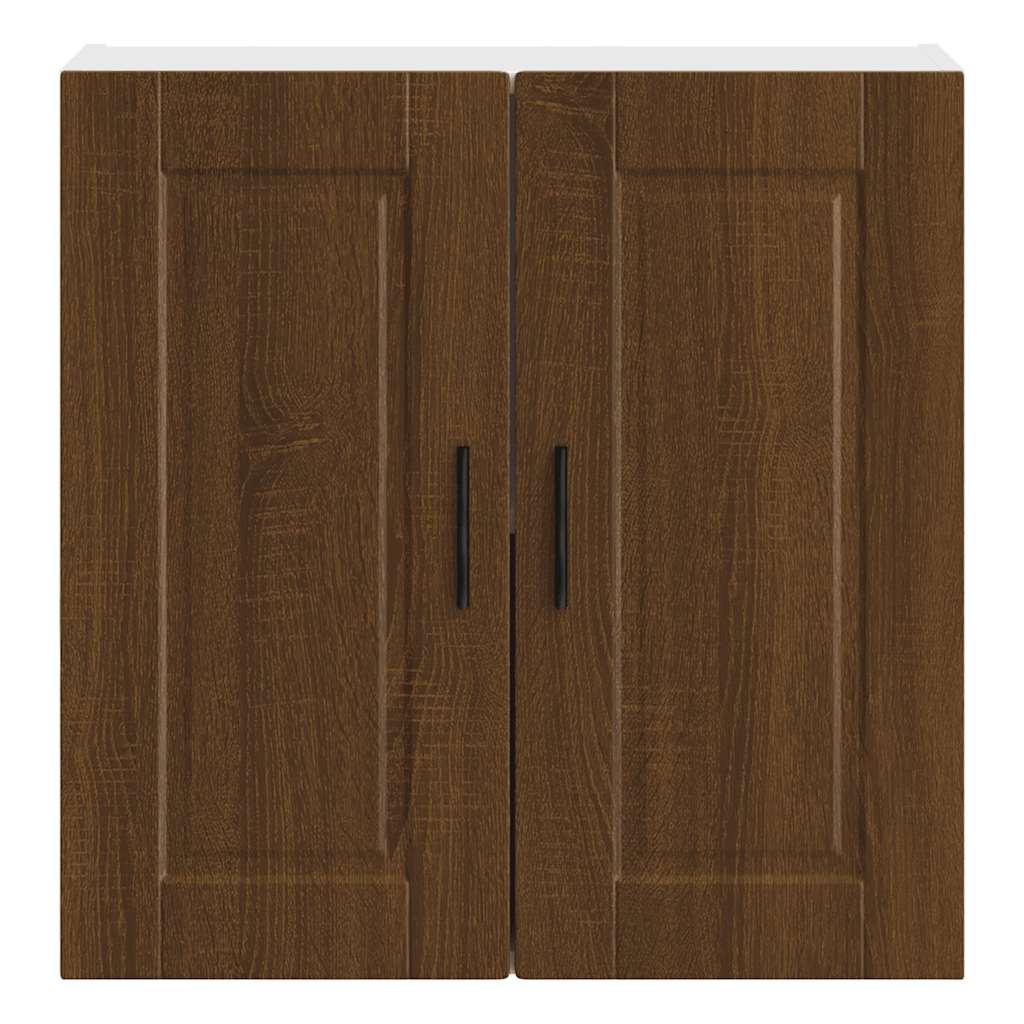 Kitchen Wall Cabinet Porto Brown Oak Engineered Wood